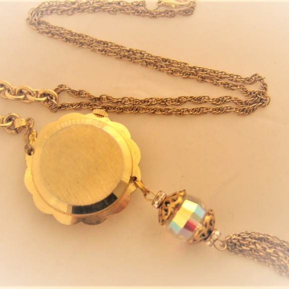 Vintage CRITERION watch pendant GP wind up RUNS main image 4